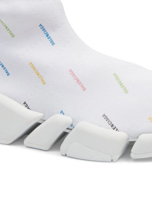 Balenciaga Speed 2.0 Logo Print Sneakers For Men - Image 6