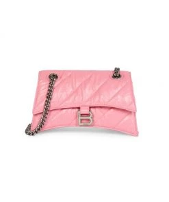 Balenciaga Crush Quilted Leather Chain Bag