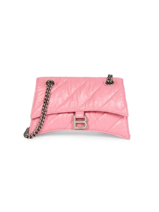 Balenciaga Crush Quilted Leather Chain Bag