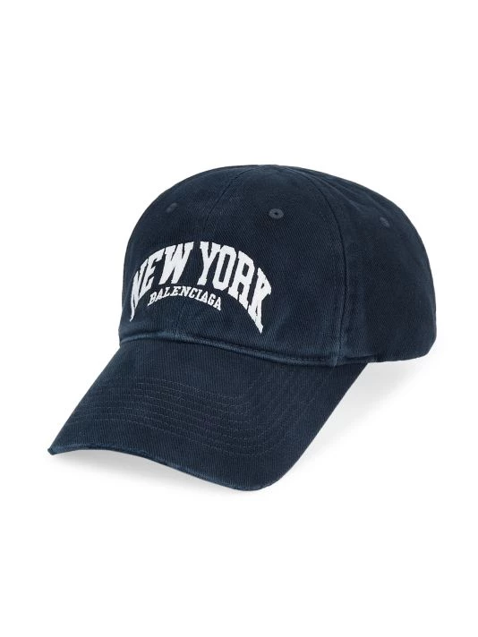 Balenciaga New York Cotton Baseball Cap For Men