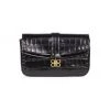 Balenciaga Lady Croc-Embossed Leather Crossbody Bag