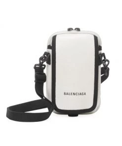Balenciaga Arena Crossbody Flap Pouch For Men Black