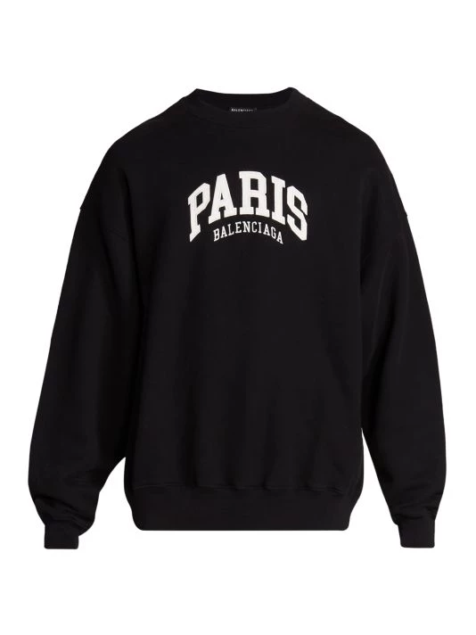 Balenciaga City Paris Logo Sweatshirt For Men