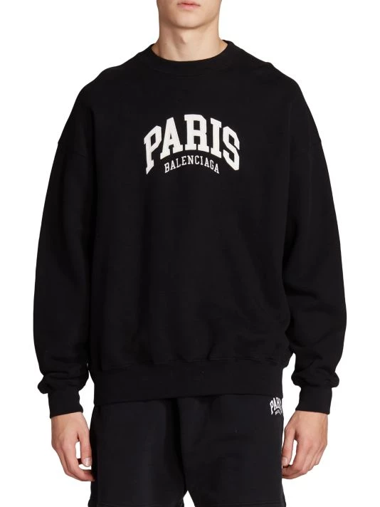 Balenciaga City Paris Logo Sweatshirt For Men - Image 3