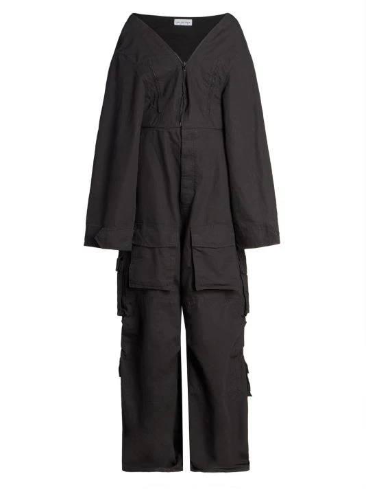 Balenciaga Swing Cargo Jumpsuit