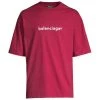 Balenciaga New Copyright Jersey T-Shirt For Men Burgundy White