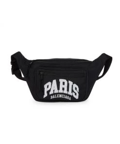 Balenciaga City Paris Belt Bag For Men