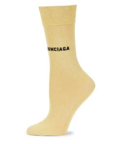 Balenciaga Sparkly Logo Socks