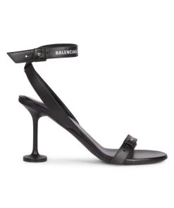 Balenciaga Afterhour Leather High-Heel Sandals