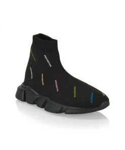 Balenciaga Baby's And Little Kid's And Kid's Logo Speed LT Sock Sneakers For Kids