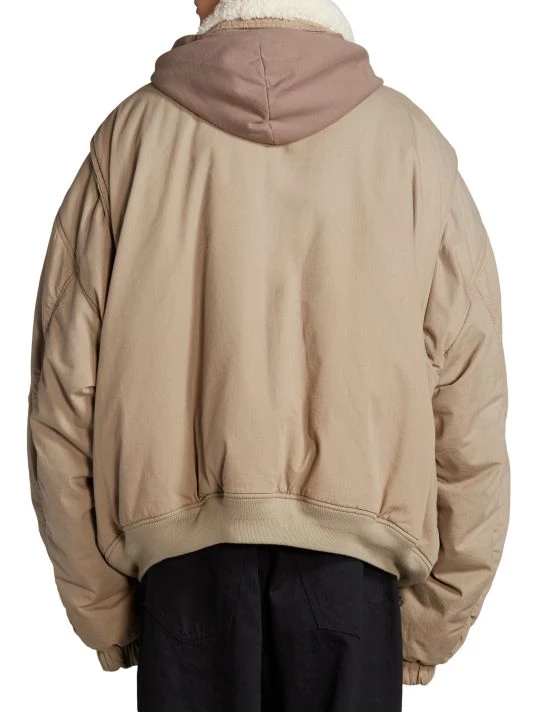 Balenciaga Sherpa Bomber Jacket For Men - Image 5