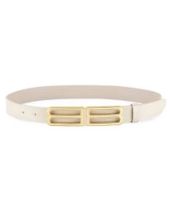 Balenciaga Stretch BB Leather Belt