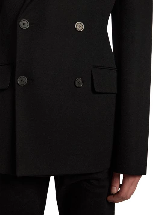 Balenciaga Wool-Blend Double-Breasted Jacket For Men - Image 6
