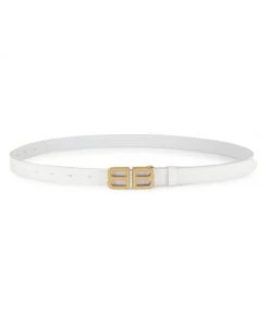Balenciaga BB Hourglass Leather Belt