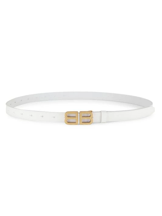 Balenciaga BB Hourglass Leather Belt