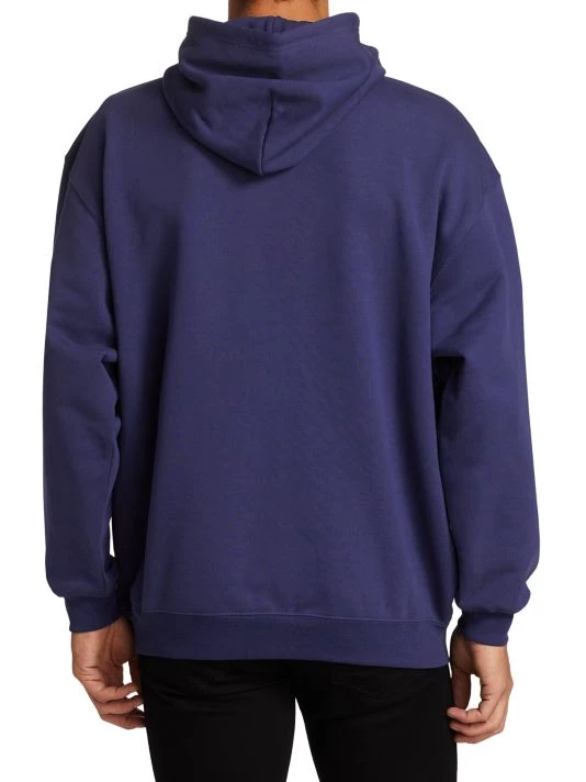 Balenciaga Logo Hoodie For Men Burgundy White - Image 5