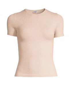 Balenciaga Cropped T-Shirt Brown