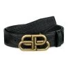 Balenciaga Extra Large Logo-Buckle Belt For Men