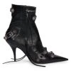 Balenciaga Cagole Leather Booties