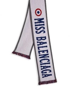 Miss Balenciaga Wool Scarf For Men