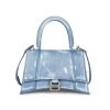 Balenciaga Hourglass Painted Denim Top Handle Bag