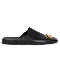 Balenciaga Cosy BB Leather Mules For Men
