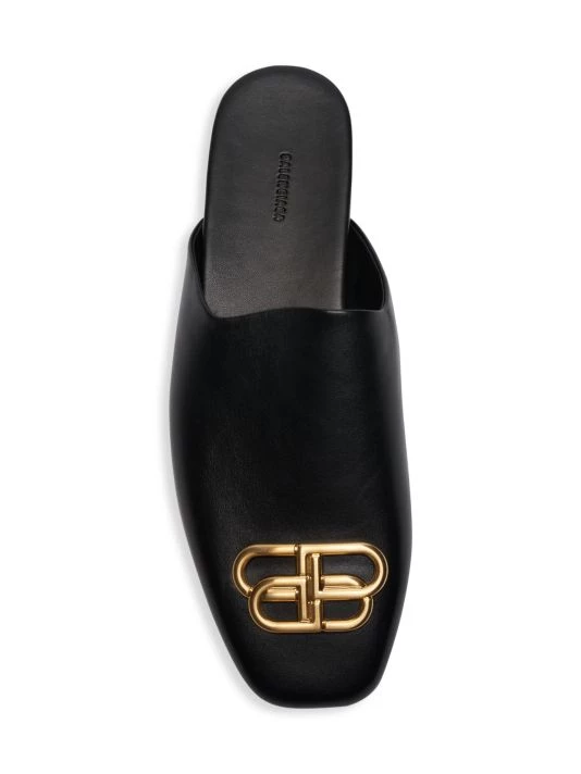 Balenciaga Cosy BB Leather Mules For Men - Image 5