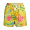Balenciaga Floral Satin Boxer Shorts