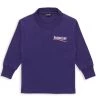 Balenciaga Little Kid's & Kid's Long-Sleeve Logo Tee For Kids
