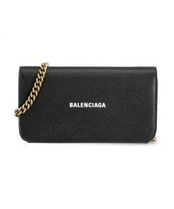 Balenciaga Cash Leather Phone-Case-On-Chain
