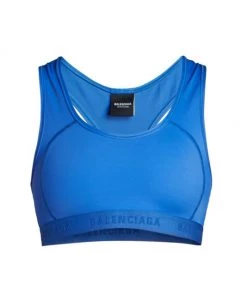 Balenciaga Banded Logo Sports Bra