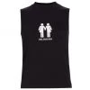 Balenciaga Graphic Logo Fitted Tank Top White Black