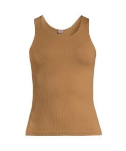 Balenciaga Rib-Knit Jersey Tank Top Black