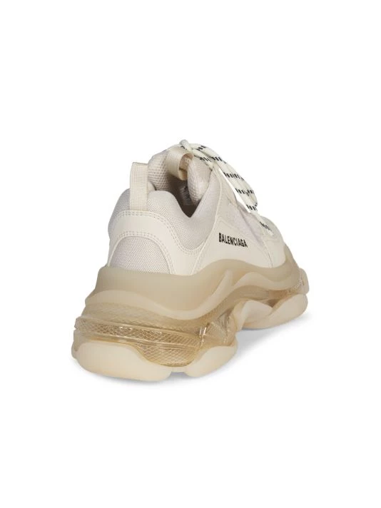 Balenciaga Triple S Clear Sole Sneakers Eggshell - Image 3