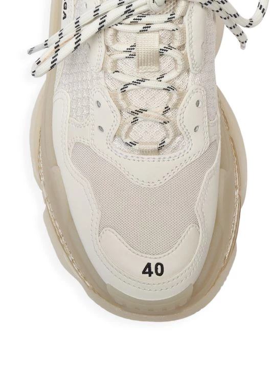 Balenciaga Triple S Clear Sole Sneakers Eggshell - Image 4