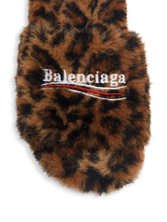 Balenciaga Cheetah-Print Furry Slides - Image 4