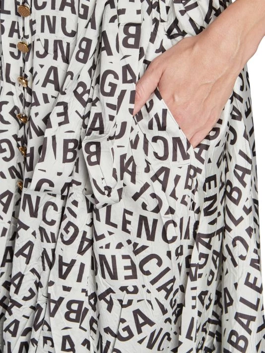 Balenciaga Logo Sleeveless Midi Dress - Image 6