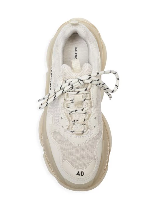 Balenciaga Triple S Clear Sole Sneakers Eggshell - Image 5