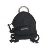Balenciaga Woven Micro Backpack For Men Black