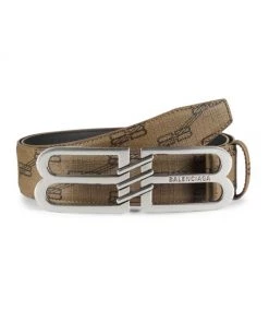 Balenciaga BB Monogram Logo Belt For Men