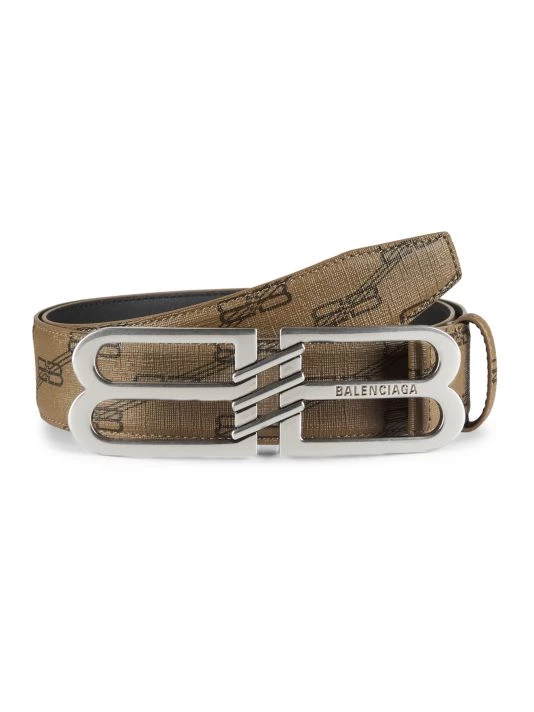 Balenciaga BB Monogram Logo Belt For Men