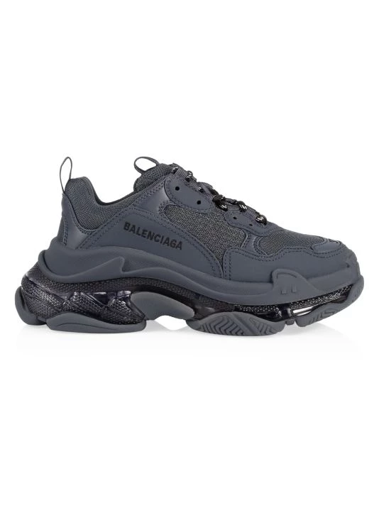 Balenciaga Triple S Clear Sole Sneakers Eggshell - Image 9