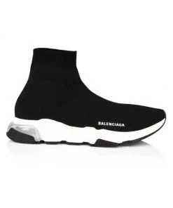 Balenciaga Speed Clear Sole Sneakers For Men