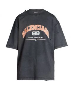 Balenciaga Oversized Graphic Logo T-Shirt