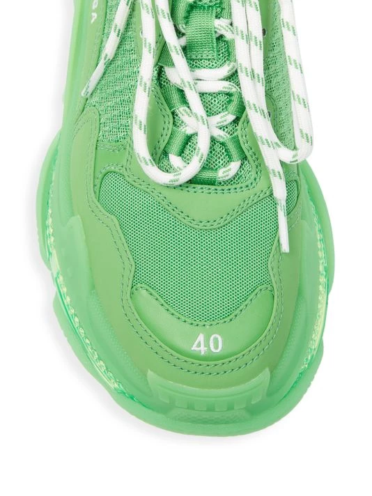 Balenciaga Triple S Clear Sole Sneakers For Men Deep Blue - Image 4