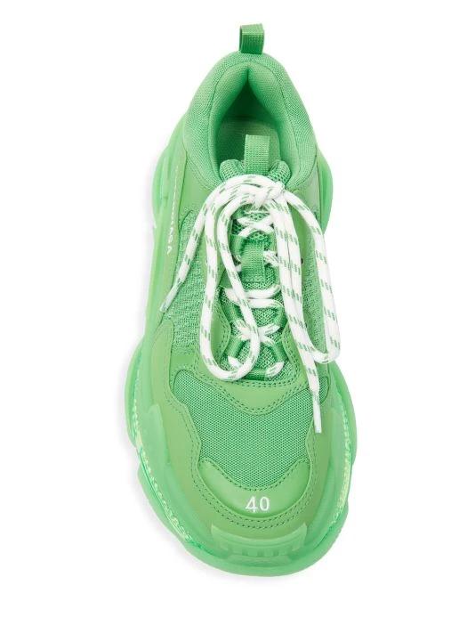 Balenciaga Triple S Clear Sole Sneakers For Men Deep Blue - Image 5