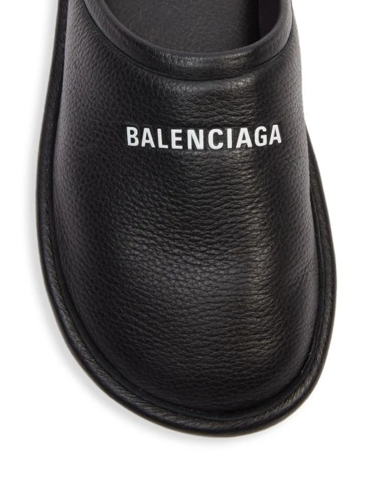 Balenciaga Home Logo Mule Flats For Men - Image 4
