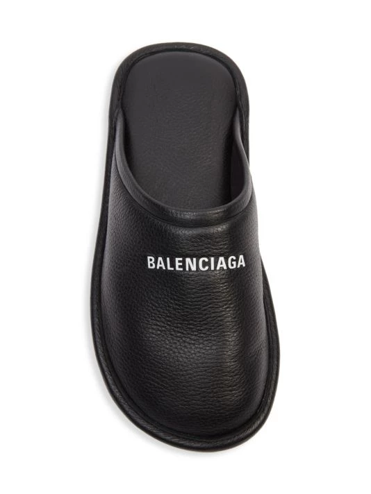 Balenciaga Home Logo Mule Flats For Men - Image 5