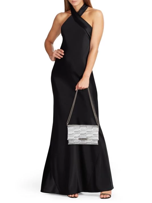 Balenciaga Triplet BB-Embossed Leather Shoulder Bag - Image 3