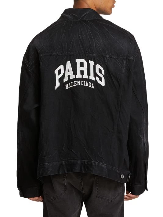 Balenciaga Oversized Paris Jacket For Men - Image 5